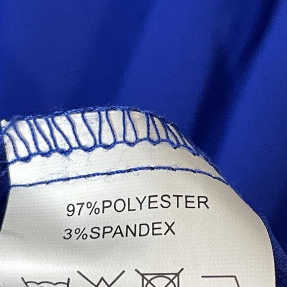 Sheshow Royal Blue Tank Top Sheer Strappy Flowy Back Swing Womens XL New w/Tags - Picture 5 of 6